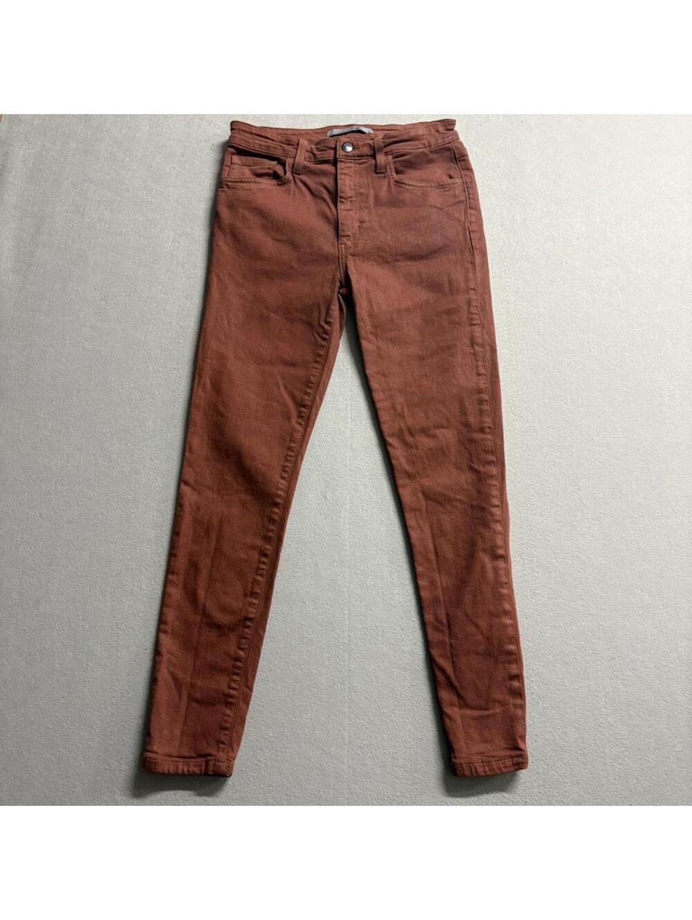 Joe's Jeans Saddleback Skinny Jeans Womens 28 Brown Cotton Blend Stretch